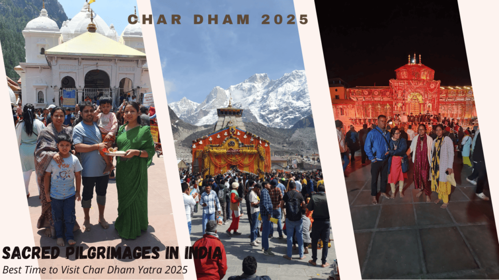 Best time to visit Char Dham Yatra 2025 - A serene view of Badrinath Temple